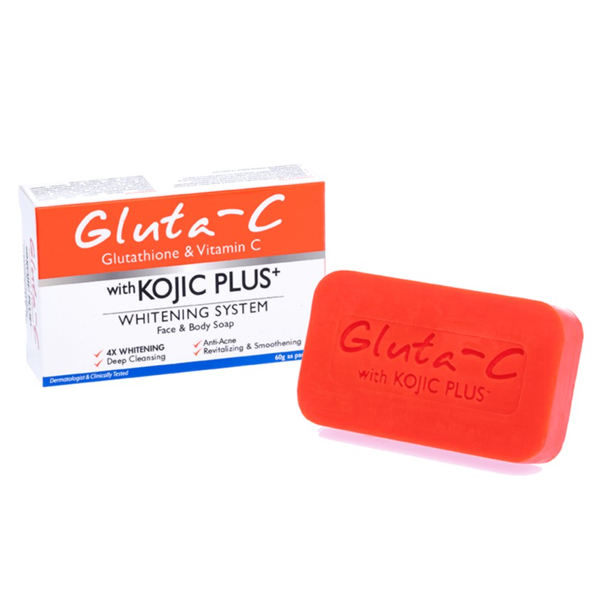 <Hàng có sẵn + New Date> Xà phòng GLUTA C & VITAMIN C (KOJIC PLUS +) | BigBuy360 - bigbuy360.vn