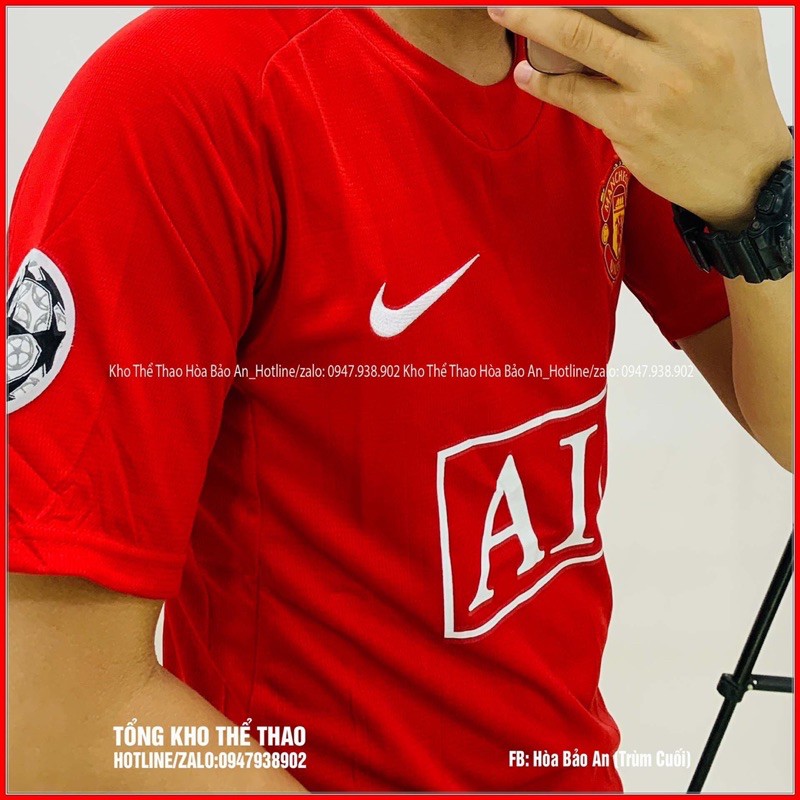 [SIÊU SỐC]BỘ QUẦN ÁO ĐÁ BANH CLB MANCHESTER AIG MÀU ĐỎ HÀNG CAO CẤP NEW 2020