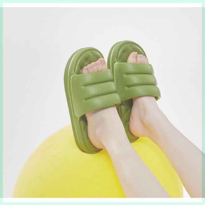 Dép nữ siêu nhẹ mát xa chân đế cao 4cm 3 màu hot trend 2022 - Ahri.Sneaker