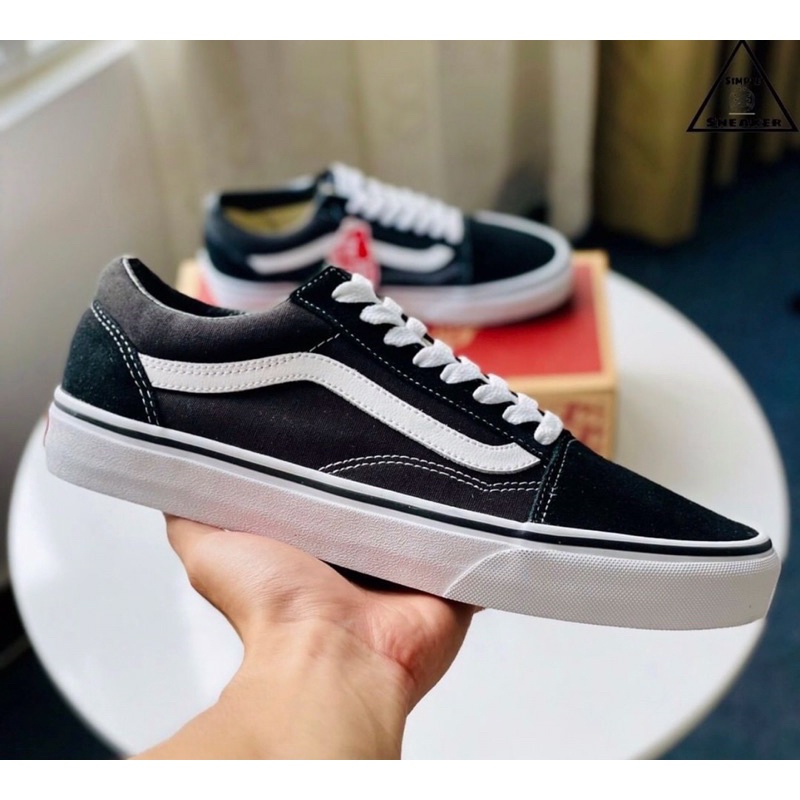 GIÀY VANS VAULT OLD SKOOL MÀU ĐEN ⚡ Full Box Bill ⚡ Giày Thể Thao Nam Nữ 2022
