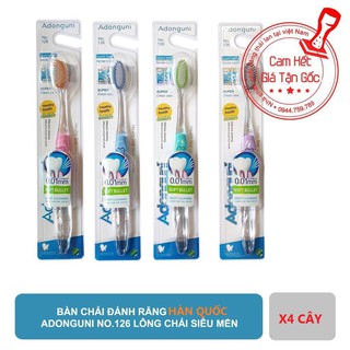 COMBO 4 BÀN CHẢI ĐÁNH RĂNG HÀN QUỐC SIÊU MỀM MỊN