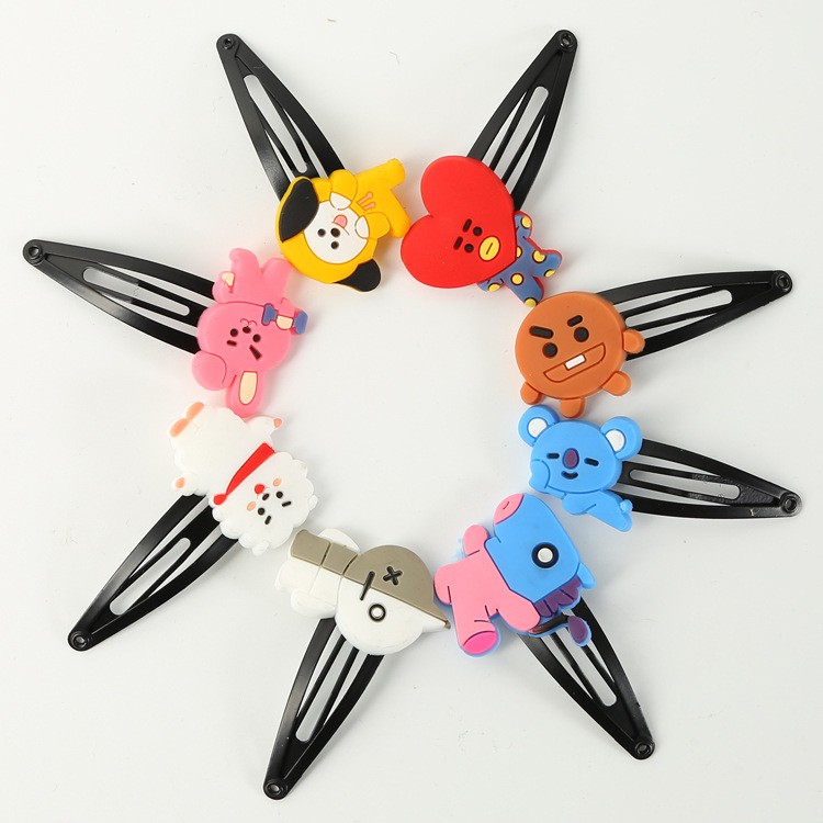 kẹp tóc mái BTS_BT21, TATA, COOKY, CHIMMY, SHOOKY