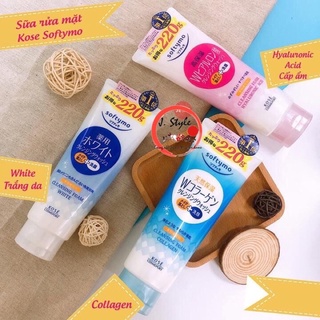 Sữa rửa mặt Kose Softymo Nhật Bản 220g