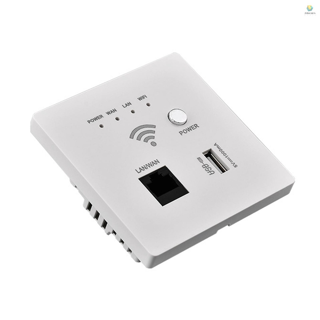 Bộ Định Tuyến WiFi Không Dây Gắn Tường 300M AP Cổng USB-C