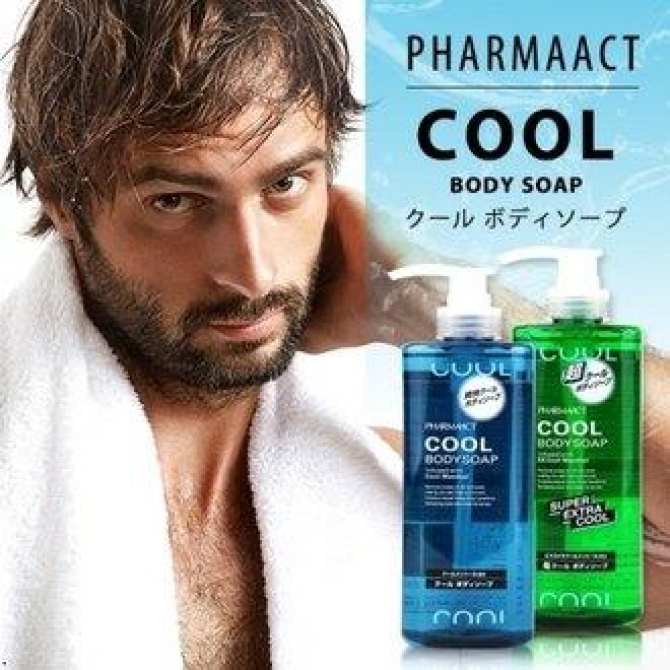 SỮA TẮM CHO NAM COOL BODY SOAP PHARMAACT NHẬT BẢN 600ML