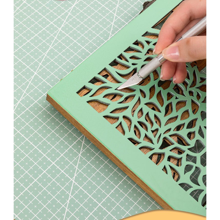 Bảng cắt kỹ thuật tự liền 2 Mặt - Cutting Mat -  Dùng Cắt washi , Sticker , giấy