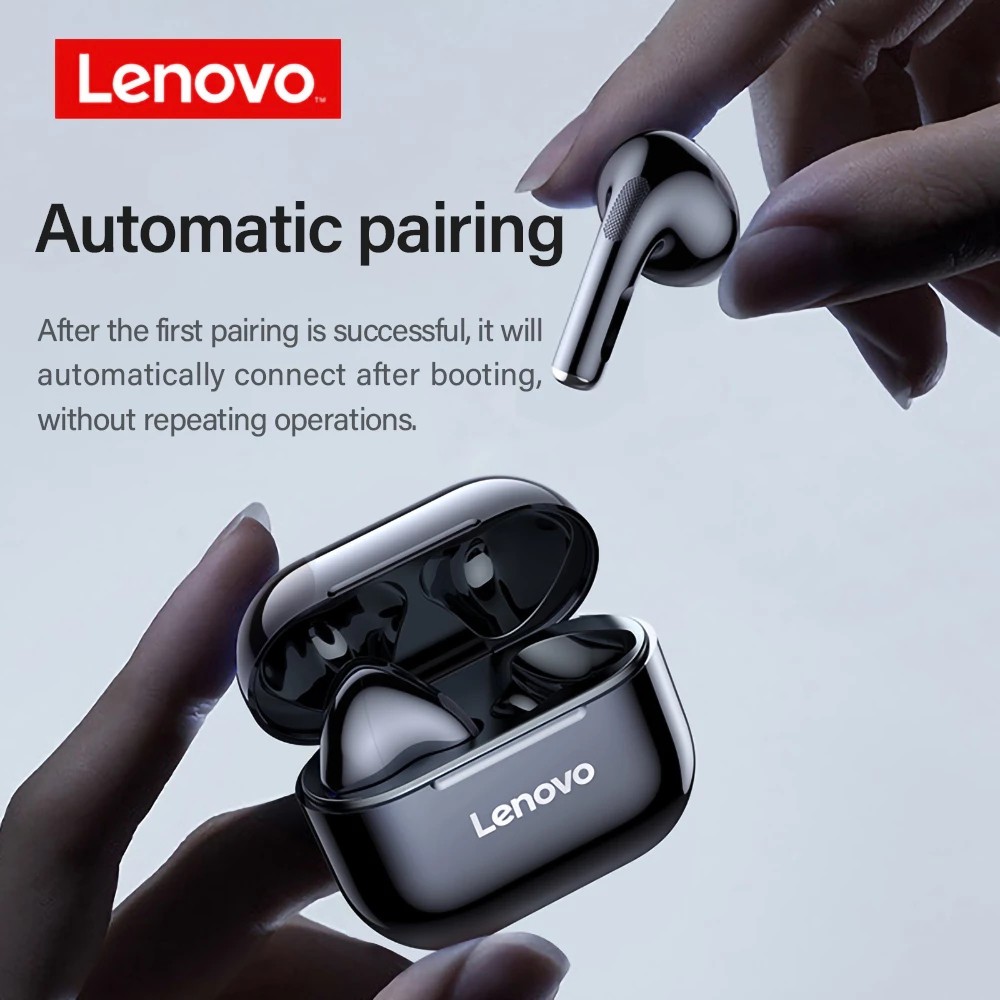 Tai nghe nhét tai không dây bluetooth thể thao TWS Lenovo Lp40 cho điện thoại Android