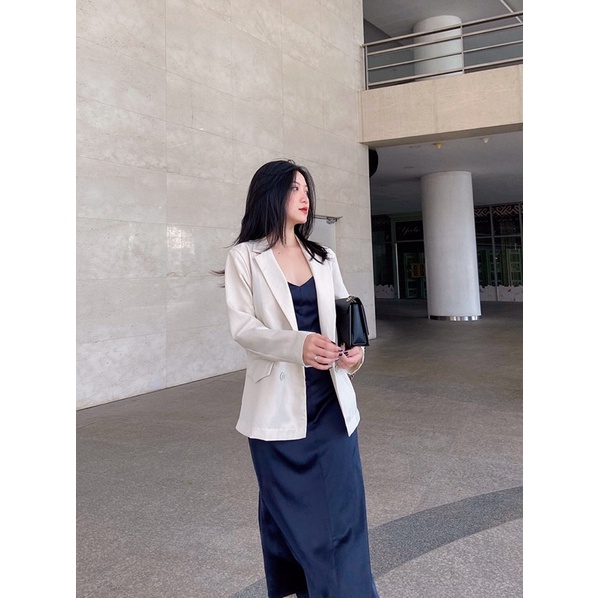 SISTERSISTER - Áo Blazer màu be xinh