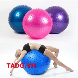 [ 2020 ] Bóng Tập Yoga Có Gai Cỡ Đại to lớn 75cm dày trị liệu điều hòa cảm xúc giác GD679