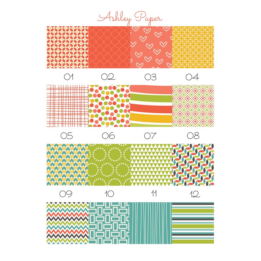 Ashley Paper - Giấy Scrapbook