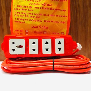 Ổ DÂY CHỊU TẢI DÂY DÀI 5 MÉT 4500W