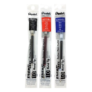Ngòi bút gel / ngòi bút nước / ruột bút ký nhật bản pentel enegel lr10 - 3 màu mực / ruột bút ký nét 1.0mm