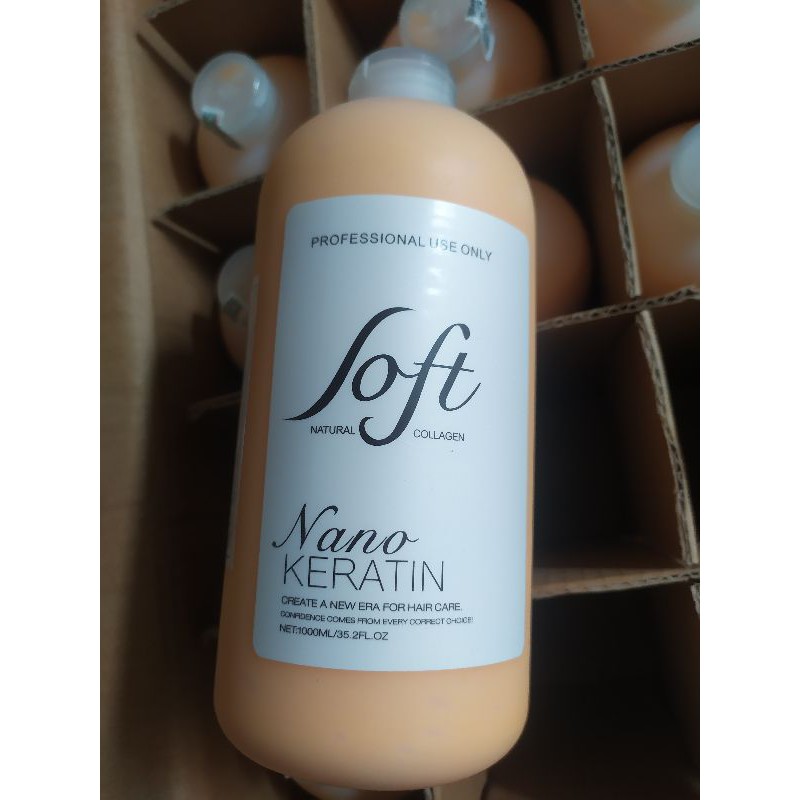 Keratin Nano Soft Nature phục hồi tóc siêu mềm mượt 1000ml
