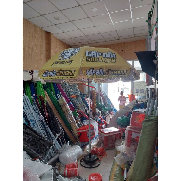 Ô DÙ LỚN qc CHE MƯA CHE NẮNG ĐƯỜNG KÍNH 2M4 ( GIÁ CHƯA GỒM CHÂN ĐẾ )