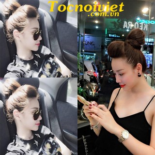 Tóc mái phồng làm từ tóc thật