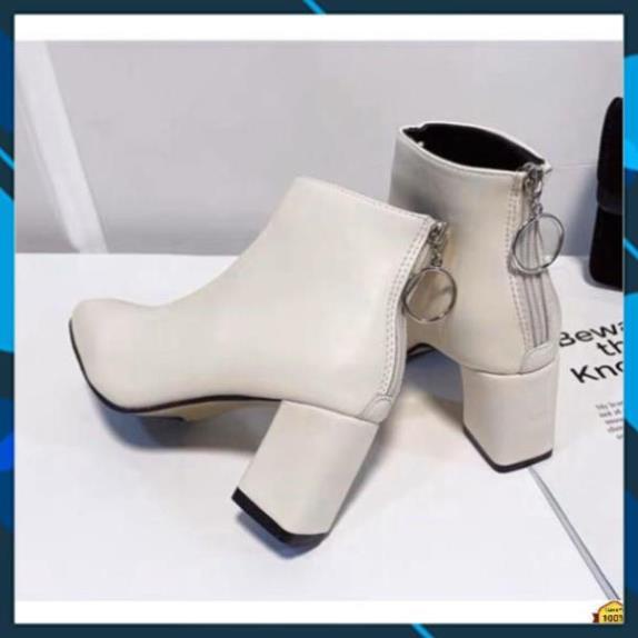 Sale ✔️GIÀY BOOT CỔ CAO NỮ( gót 5phân) ⚡ CHẤT sịn : ! & . " )