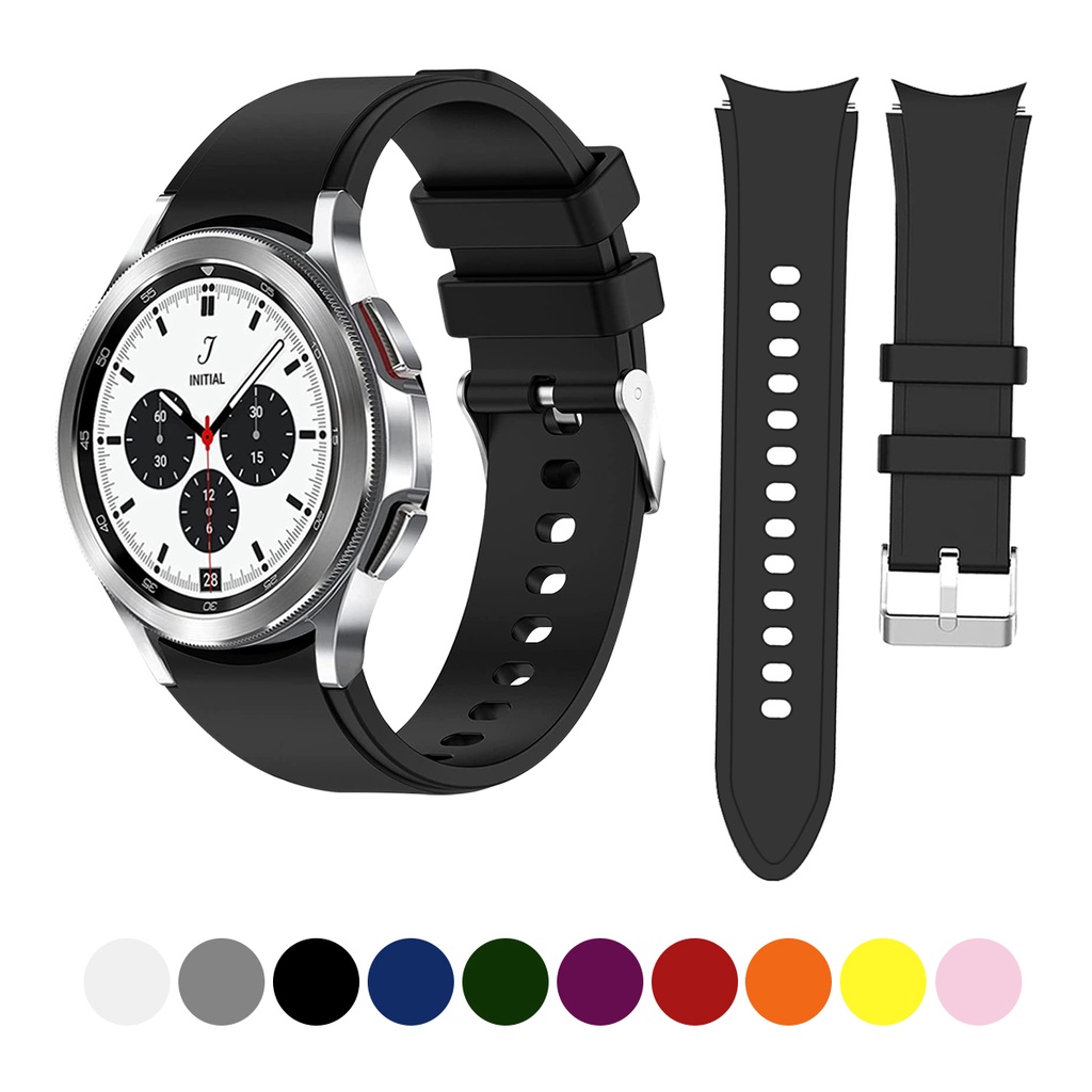 Dây Đeo Thay Thế 20mm Bằng Silicon 46mm 42mm Cho Đồng Hồ Samsung Galaxy Watch 4 40mm 44mm