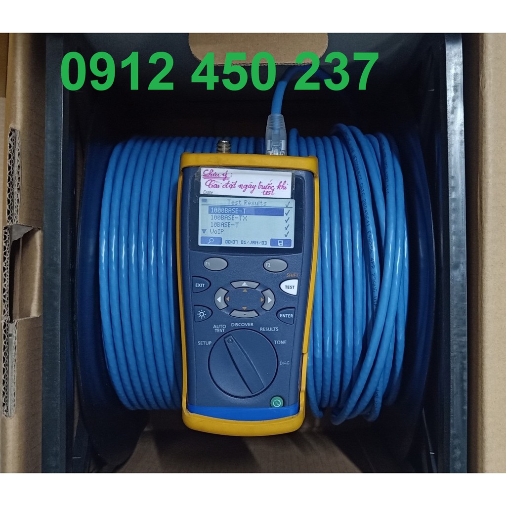 Dây cáp mạng Lan cat6/cat5e bấm sẵn 2 đầu RJ45 CommScope AMP chính hãng có CO, CQ