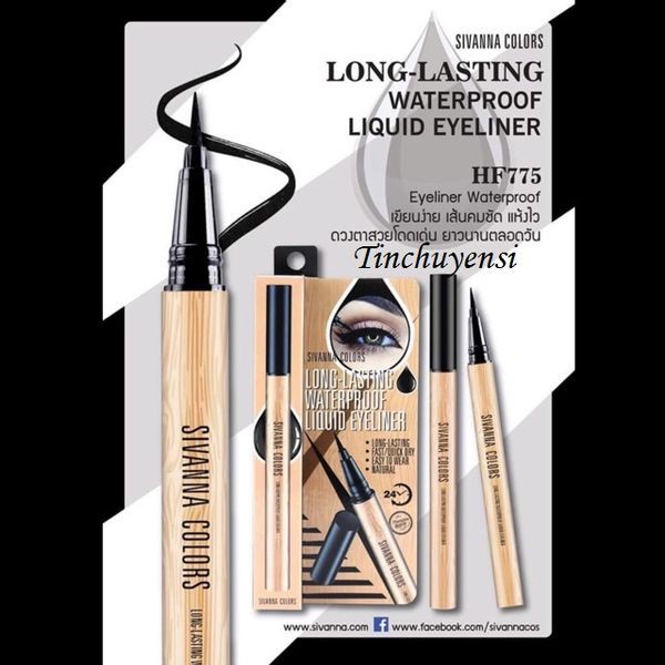 BÚT LÔNG KẺ MẮT NƯỚC SIVANNA COLORS KHÔNG TRÔI HF775 | BigBuy360 - bigbuy360.vn