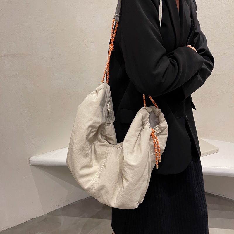 Túi Đeo Vai Mềm Mại Màu Trơn Thời Trang Mùa Đông Chất Lượng Cao Có 7 Kiểu Tùy Chọn