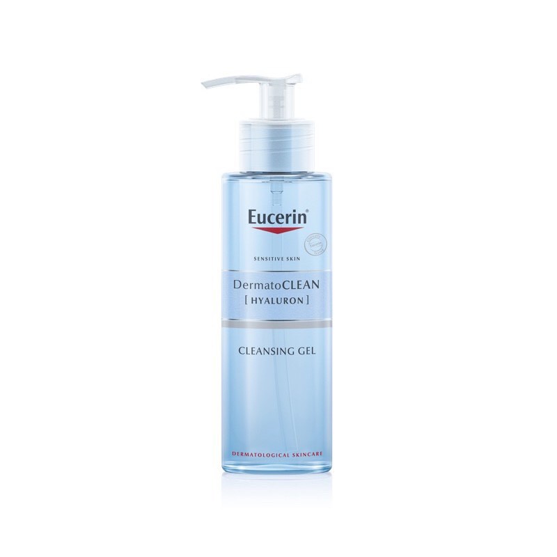 Eucerin - Gel Rửa Mặt Dịu Nhẹ Da Nhạy Cảm Dị Ứng Dermato Clean Refreshing Cleansing Gel 200ml