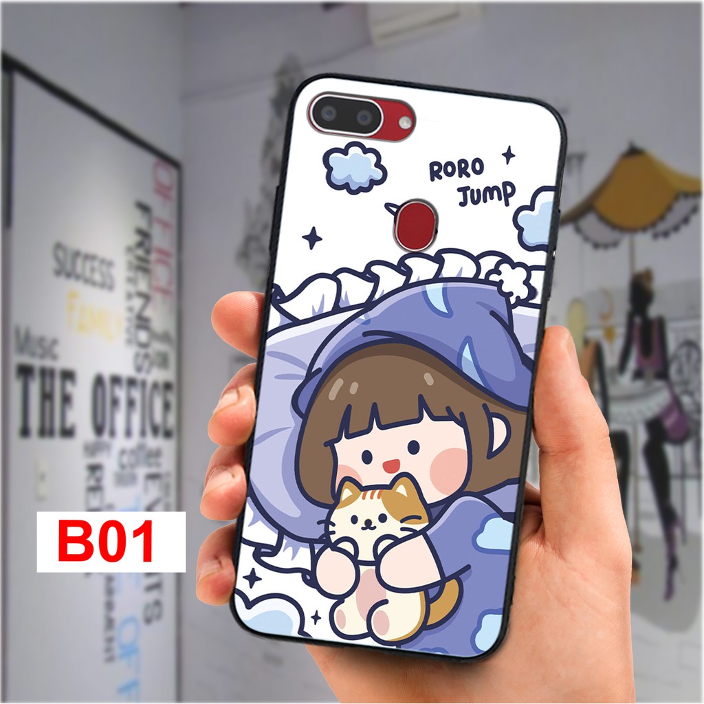 ỐP LƯNG OPPO REALME 2/REALME 2 PRO HÌNH BÉ GÁI SIÊU CUTE