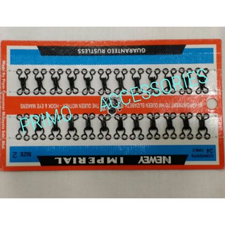 Set 2 / 24 Cặp Nút Áo Ngực Màu Đen