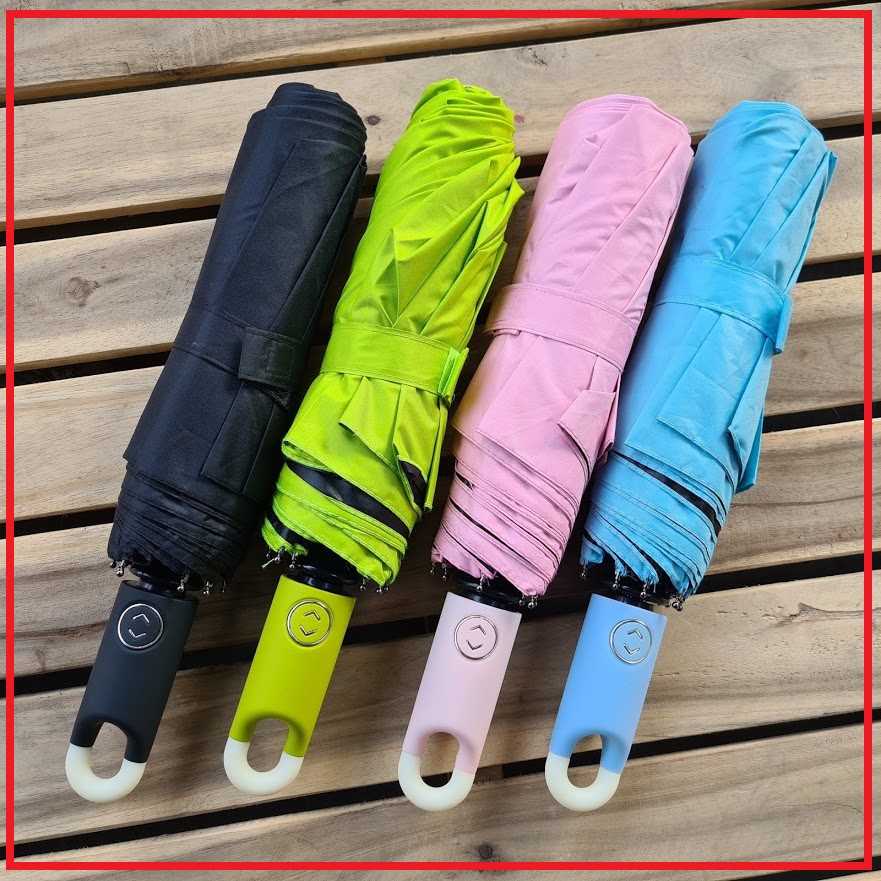 Ô dù tự động đóng mở 2 chiều 2 lớp chống tia UV, có móc treo