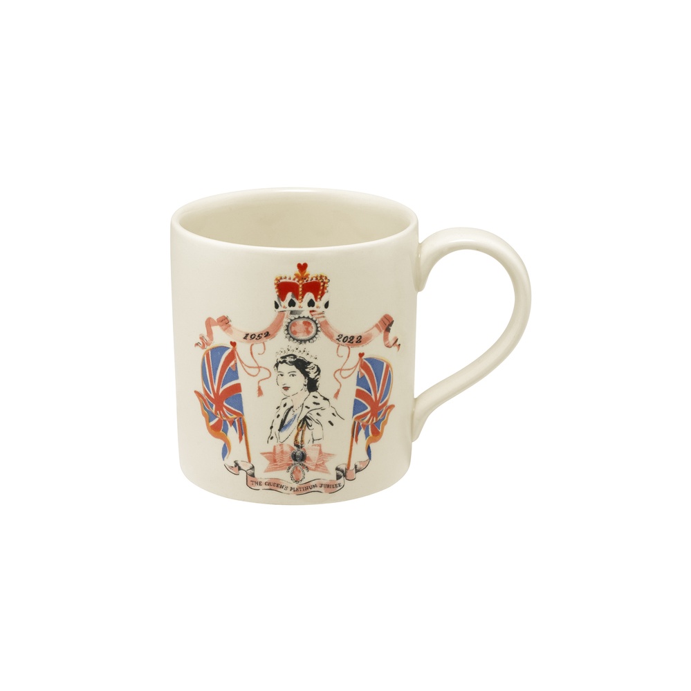 Cath Kidston - Ly/Made in England Jubilee Mug - Queen Placement - Cream -1054477