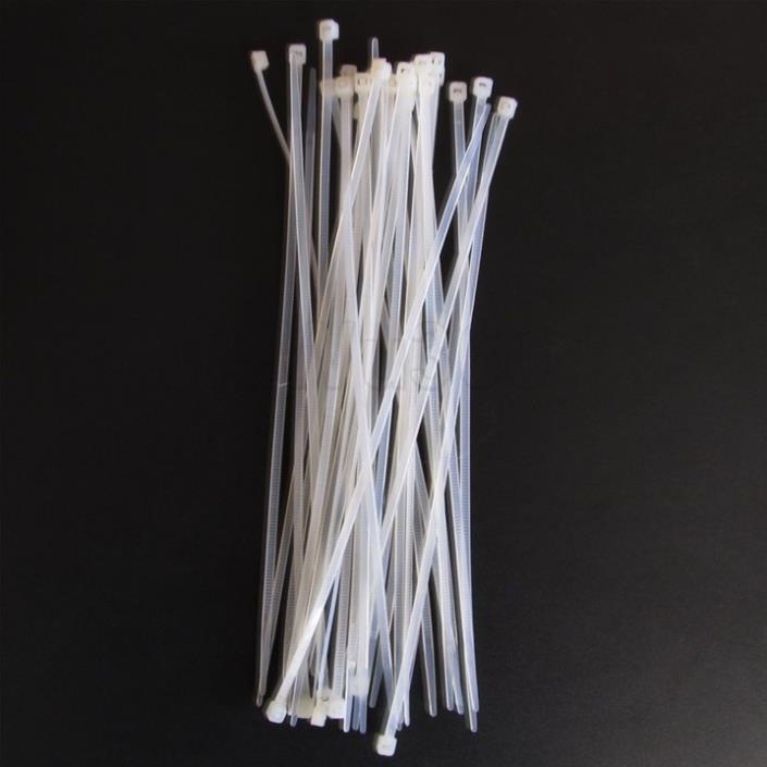 Gói 100 chiếc dây rút, dây thít nhựa Màu trắng, đen (tự chọn) - Future Autoparts