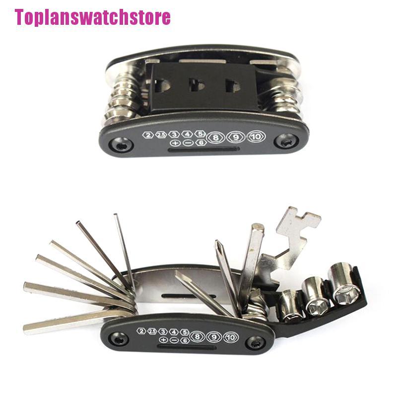 Bộ Dụng Cụ Sửa Chữa Xe Đạp Mini 16 Trong 1 Đa Năng