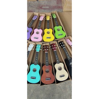 ĐÀN UKULELE SOPRANO 21INCH GỖ ANDREW ( ĐỦ MÀU,TẶNG PICK&GT TỰ HỌC)