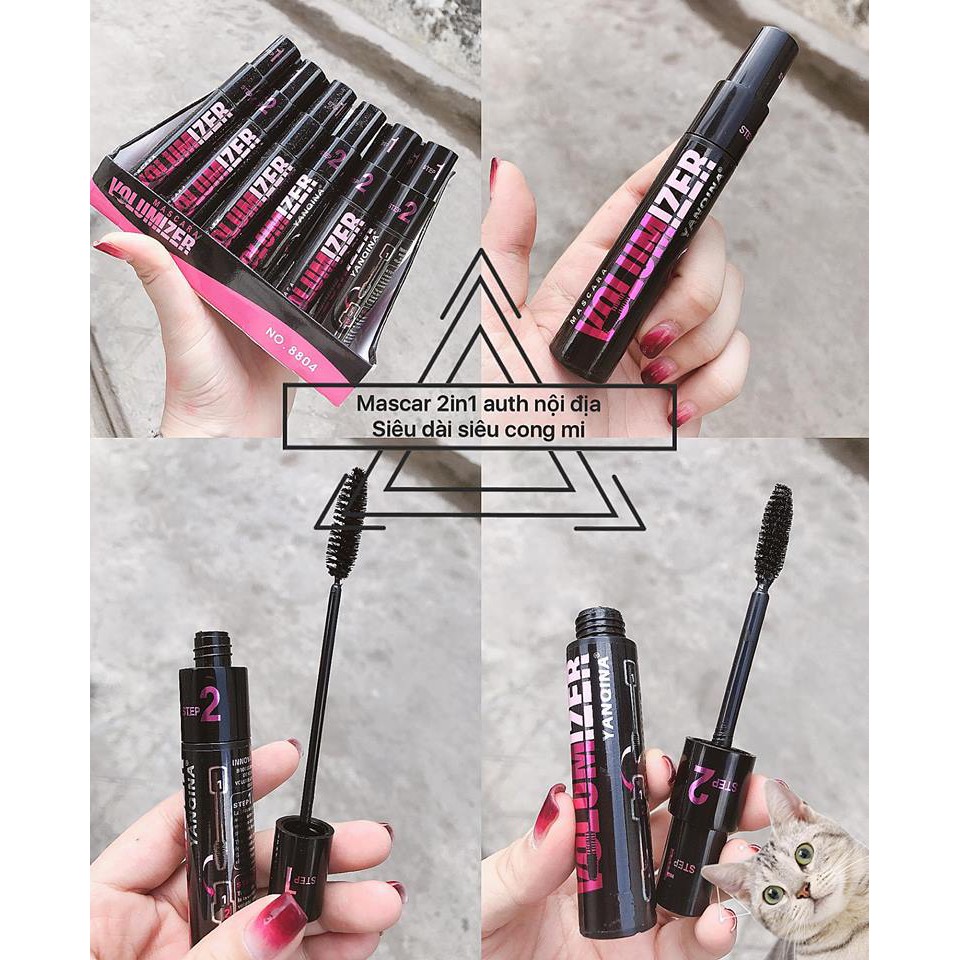 Mascara 2in1 dài mi Yaqina lâu trôi nội địa sỉ tốt - DREAM STORE | BigBuy360 - bigbuy360.vn