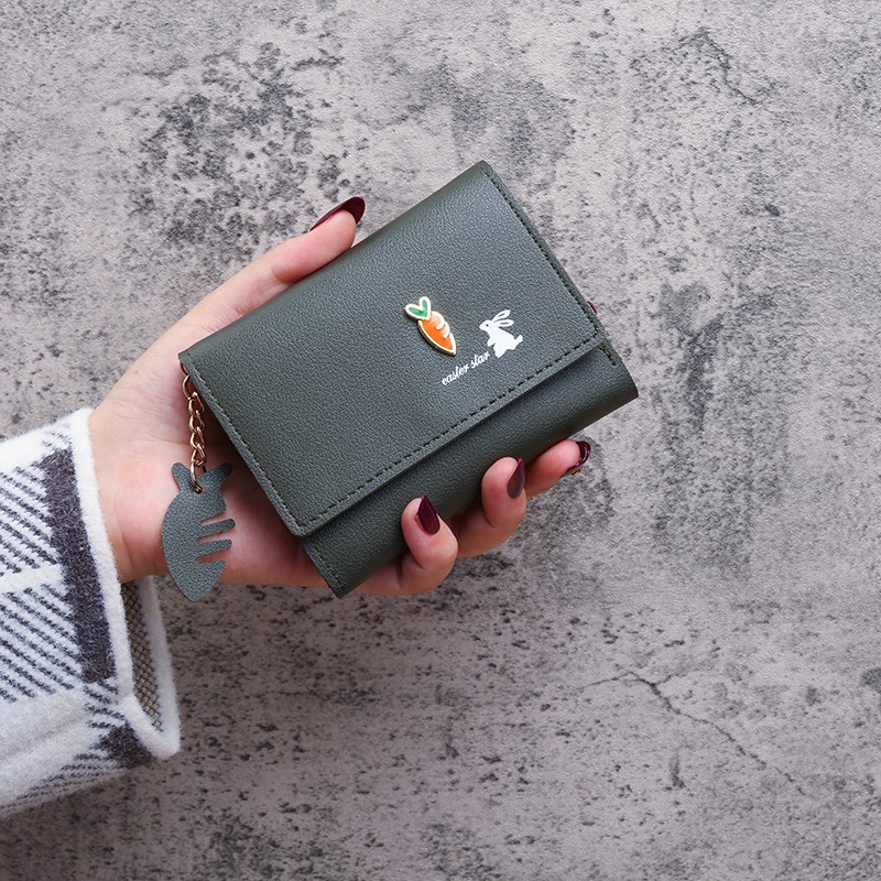 Ví Ngắn Cỡ Nhỏ Thiết Kế Dễ Thương Cho Nữ