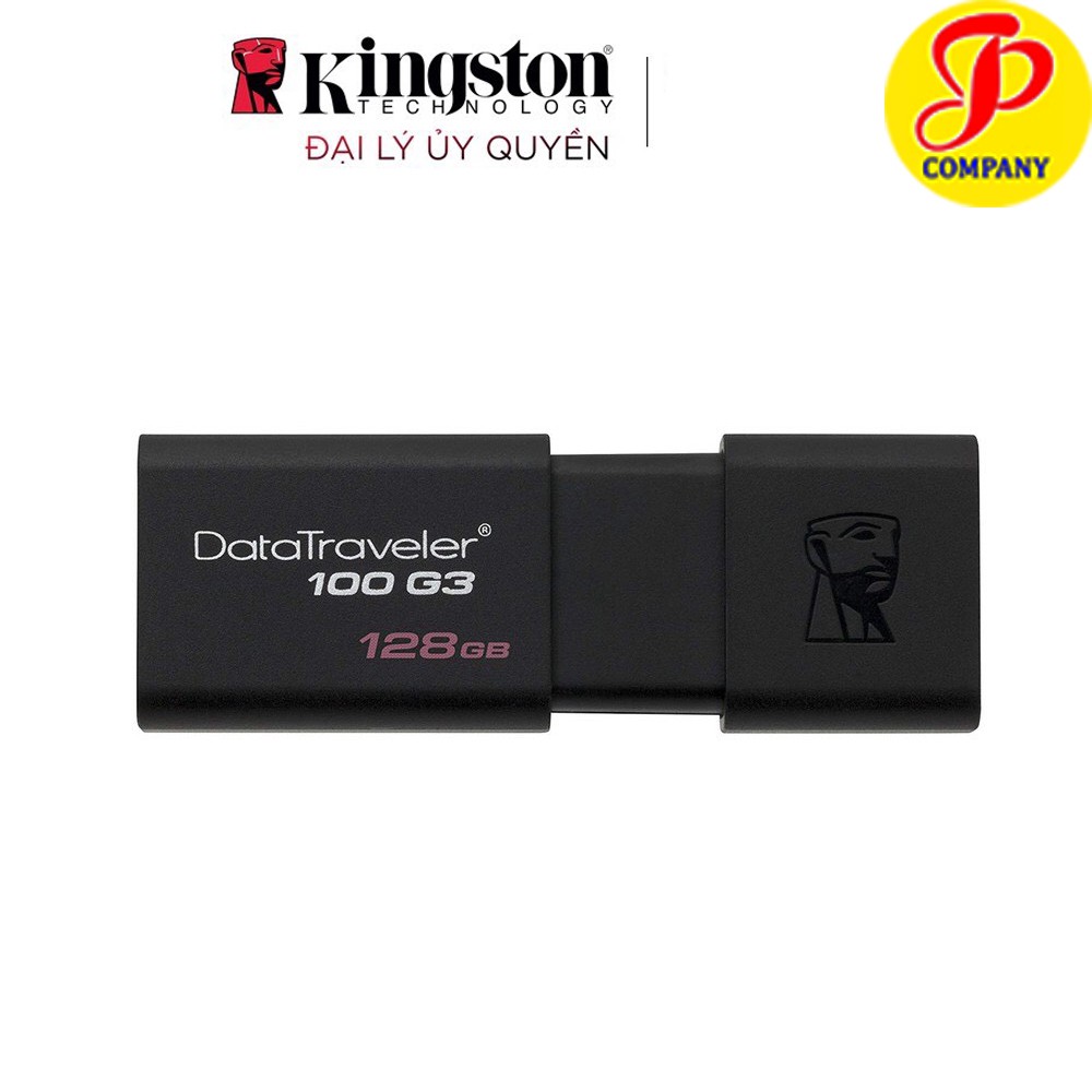 USB 3.0 Kingston DT100G3 128GB Tốc độ upto 100MB/s - Hãng chính hãng FPT