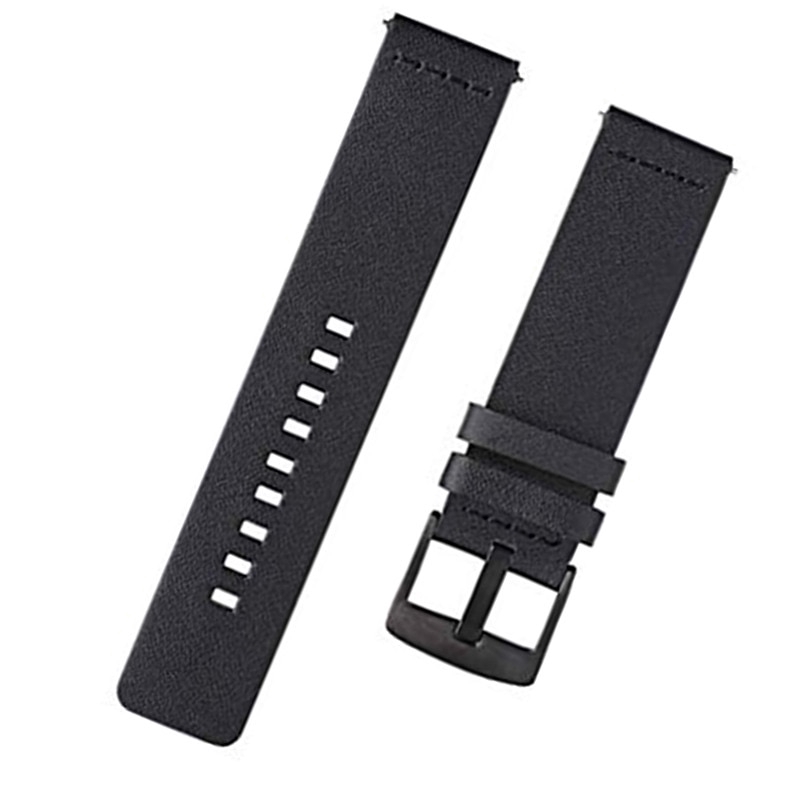 Dây Đeo Bằng Da 22mm 20mm Cho Đồng Hồ Thông Minh Samsung Galaxy Watch 46mm 42mm Active 2 40mm 44mm Gear S3 S2