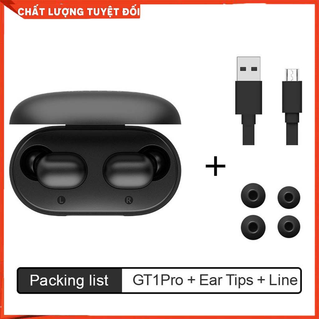 Tai nghe blutooth xiaomi Haylou GT1/ GT1 Pro [ Đổi 1-1] True Wireless 5.0, Pin trâu,nhỏ gọn, nghe gọi cực tốt