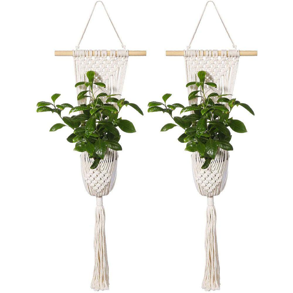 Giá Đỡ Chậu Hoa Bằng Dây Thừng Cotton Bện 1