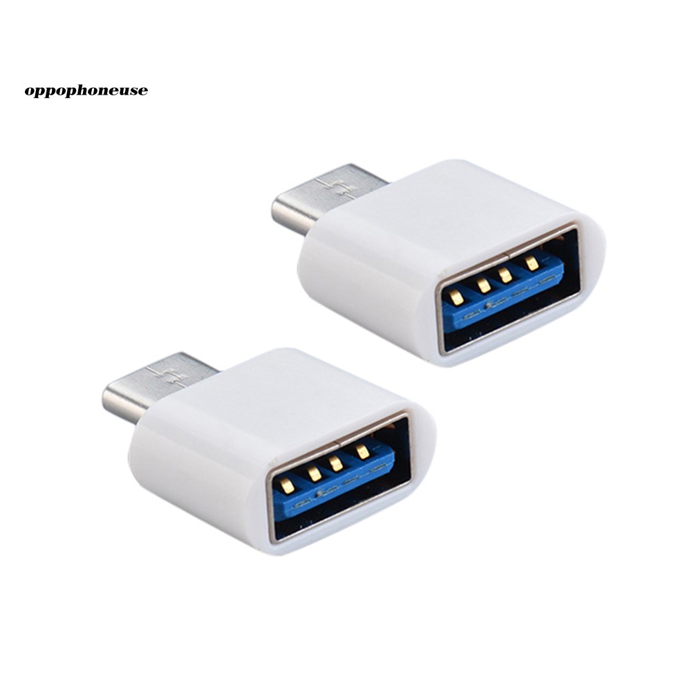 Set 2 Đầu Chuyển Đổi Từ Cổng Type-C Sang Usb Otg Tốc Độ Cao