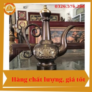 Bình rượu bằng đồng làm giả cổ