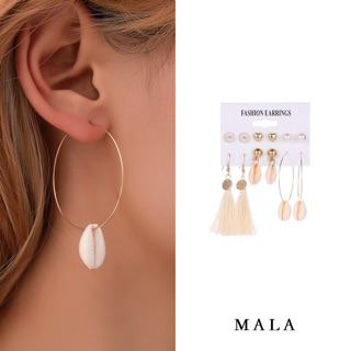Sét 6 đôi bông tai nhiều mẫu