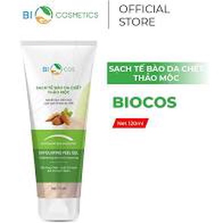 Tẩy Da Chết Thảo Mộc BIOCOS 120ml -  Gel Sạch Da, Dưỡng Ẩm, Sáng Mịn