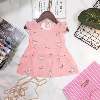 Váy lanh lụa cực mềm ,mát cho bé gái