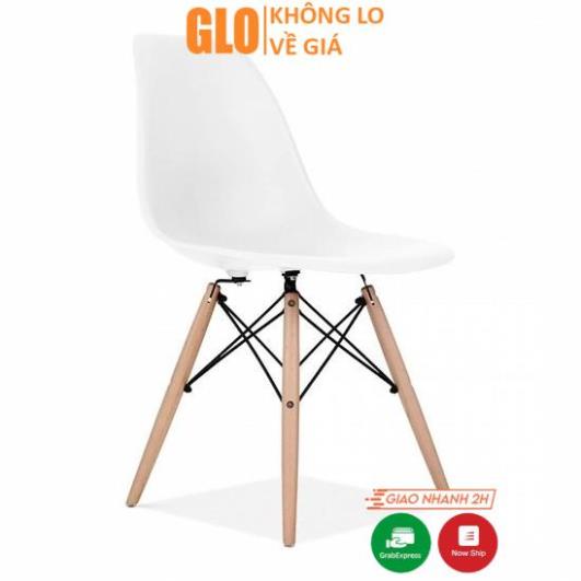 Ghế Nhựa Chân Gỗ EAMES Quán Cafe, Phòng Khách