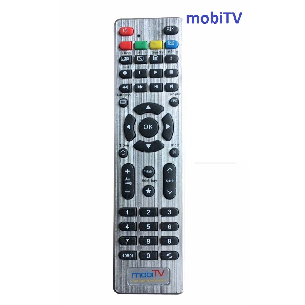 REMOTE ĐIỀU KHIỂN ĐẦU THU mobiTV - TẶNG KÈM PIN - ĐIỀU KHIỂN ĐẦU THU TRUYỀN HÌNH mobiTV