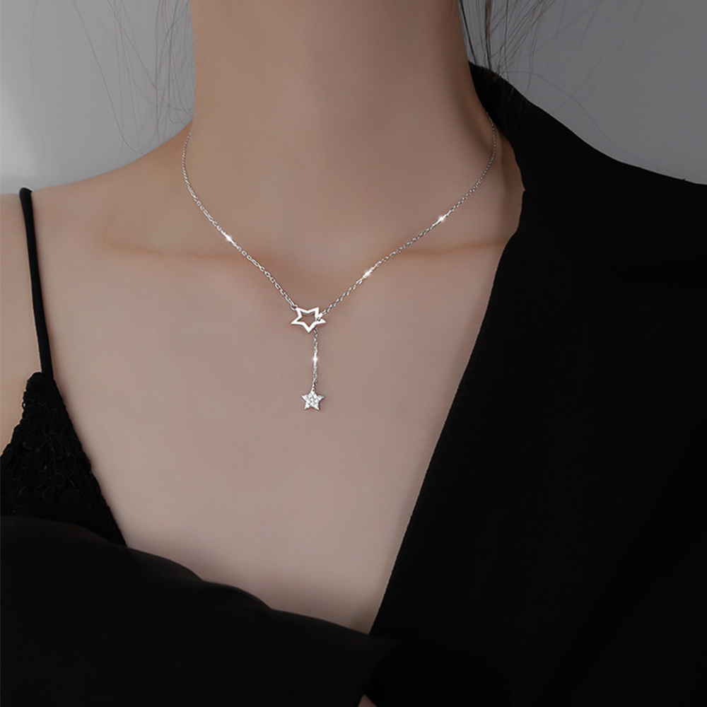Dây Chuyền Nữ Mặt Ngôi Sao Thời Trang