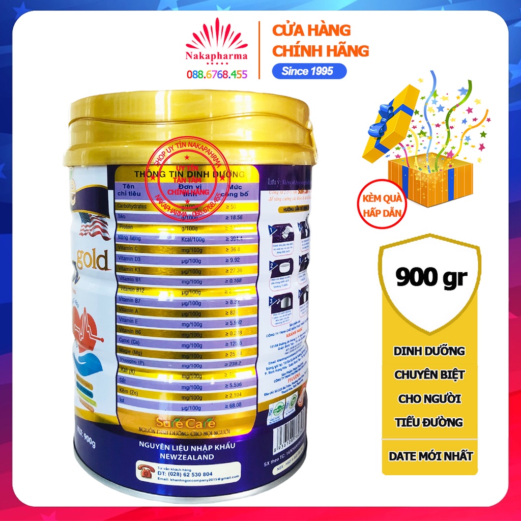 Sữa tiểu đường Sure Care Surecerna Gold 900g | Surecare