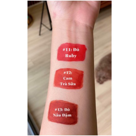 Son Kem Lì Roses Matte Lipstick Mini Garden  6ML- Không Lem, Không Trôi, Giữ màu trên 8 tiếng | Thế Giới Skin Care