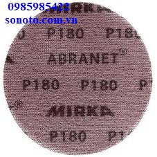 5424105018 Nhám lưới tròn 6inch Mirka Abranet 150mm P180 Giáp lưới chà khô Sơn oto xe máy