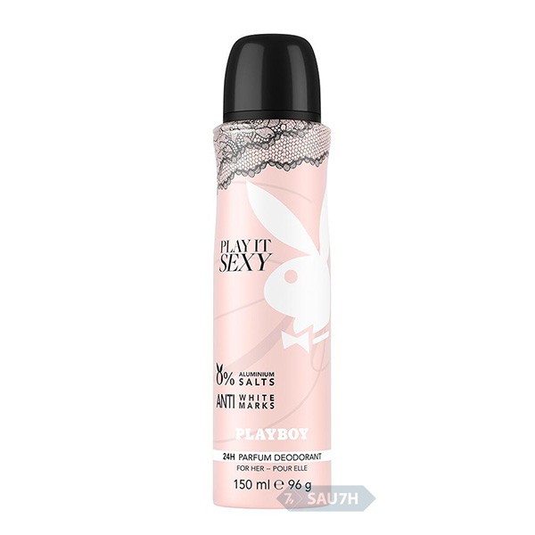 [SIÊU SALE] Xịt khử mùi Playboy Nữ 150ML PLAY IT SEXY 24H